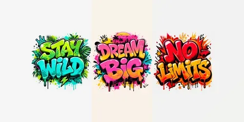 Neon Graffiti Pop Art Packs generated by chatgpt-image