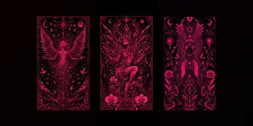 Magenta Mysticism The Divine Lineages generated by chatgpt-image
