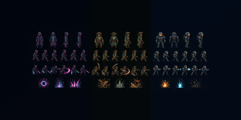 Modular Game Sprite Sheet Generator generated by undefined