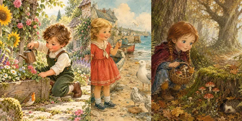 Vintage Storybook Childhoods