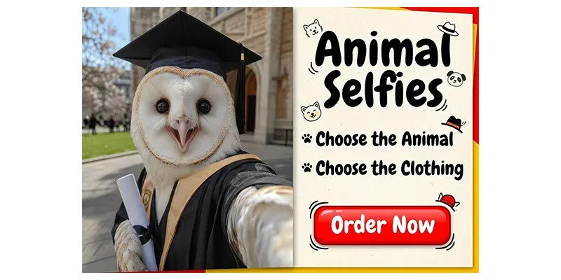 Animal Selfies generated by undefined