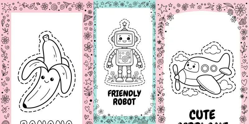Venerable Kids Coloring Book Pages Art generated by undefined
