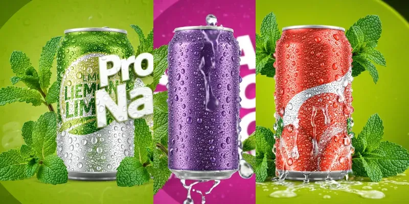 3D Soda Commercial Videos generated by undefined