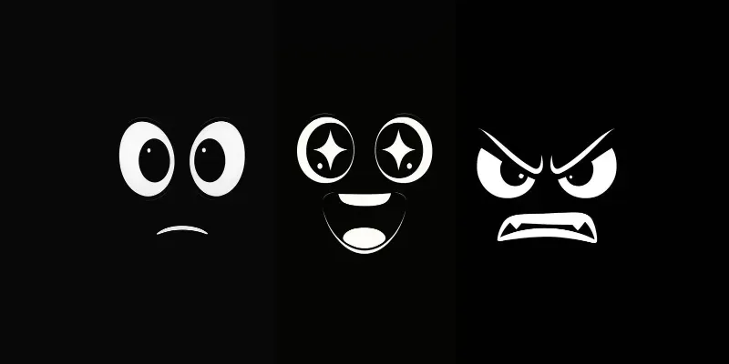 Minimalist Bw Emotional Faces generated by undefined