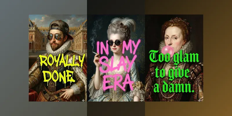 Punk Royalty Poster Art Style generated by undefined