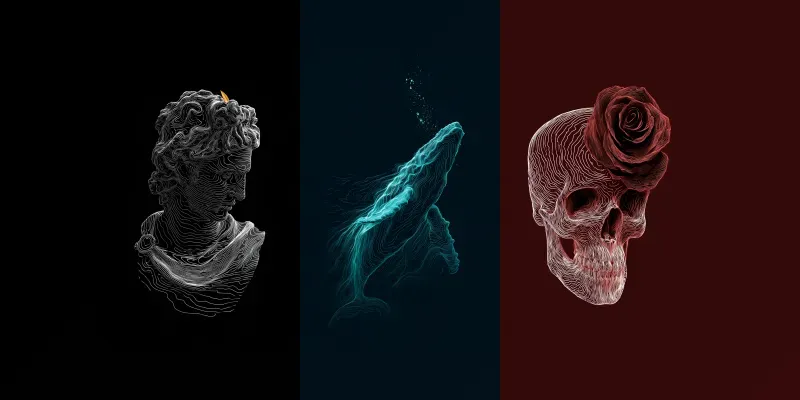 Topographic Contour Art Generator