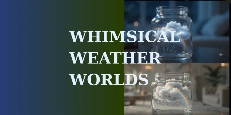 Miniature Storm Worlds In Jars generated by undefined