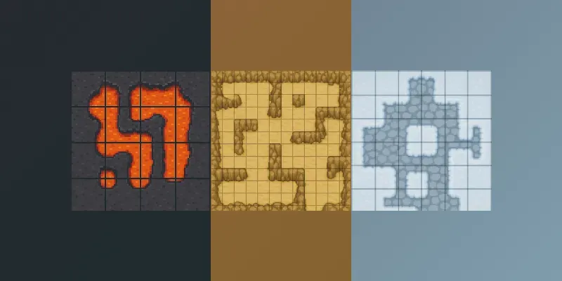 Top Down Pixel Art Tilesets generated by undefined