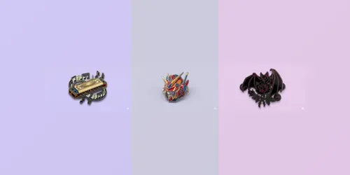 Hard Enamel Lapel Pin Art generated by gemini-image