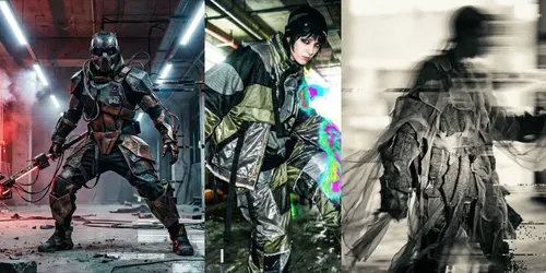 Antidesign Glitchcouture Stills generated by gemini-image