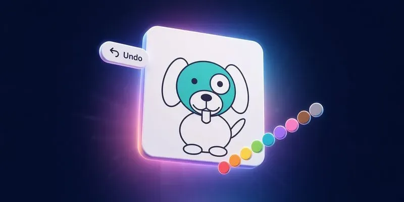 Kids Digital Coloring Book Game