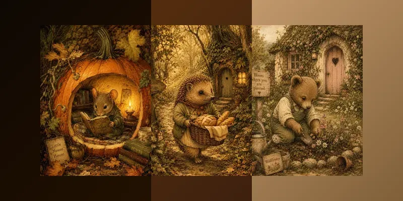 Golden Age Storybook Art generated by undefined