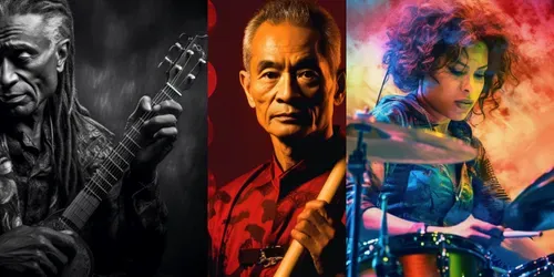 Eyecatching Portraits generated by midjourney