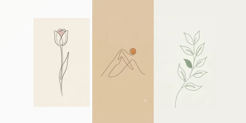 Minimal Oneline Art Studios generated by undefined