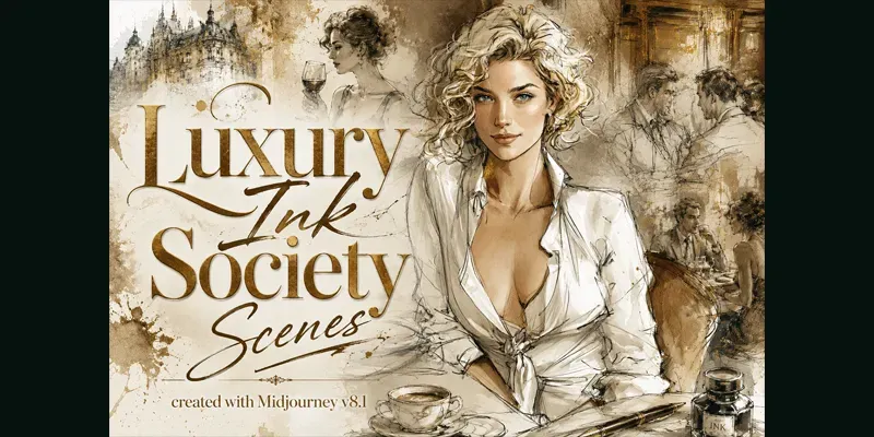 Luxury Ink Society Scenes generated by undefined