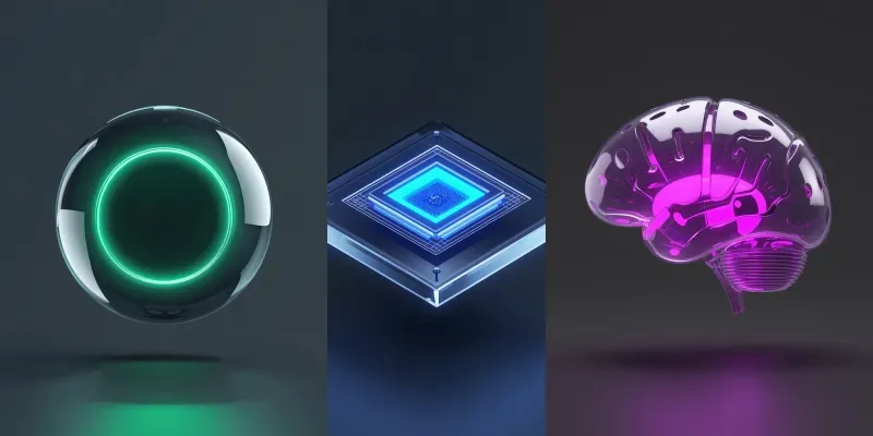 3D Tech Core Illustrations generated by undefined