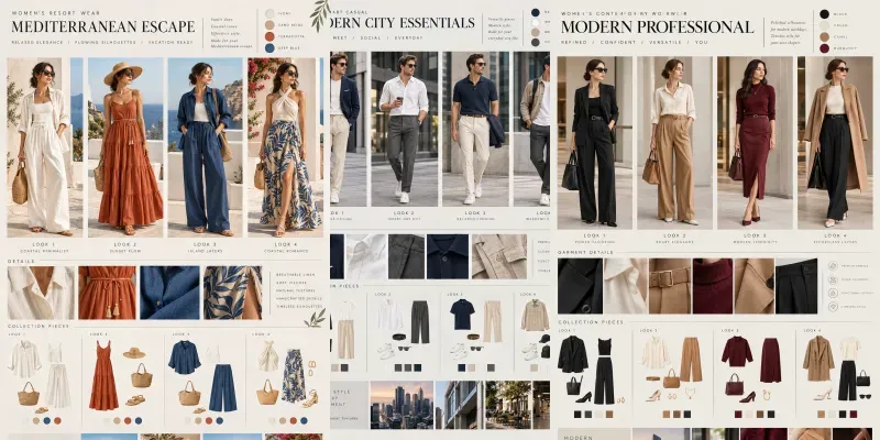 Fashion Collection Concept Boards