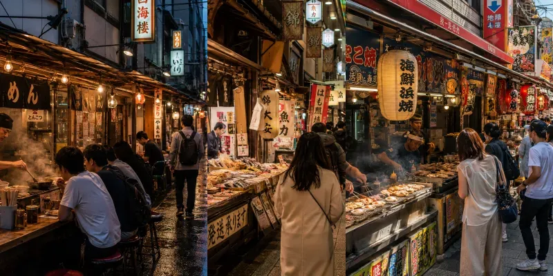Japan Mood Local Food Streets generated by undefined