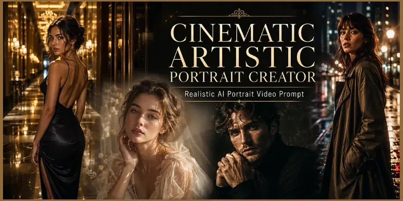 Cinematic Artistic Portrait Creators generated by undefined