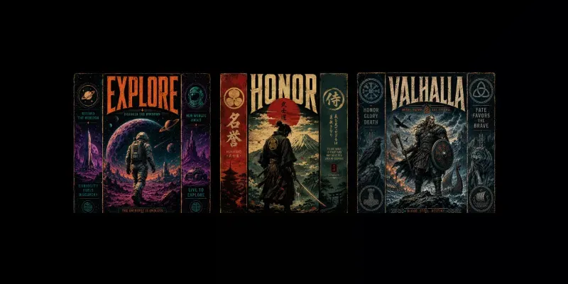 Retro Character Poster Art Packs generated by undefined