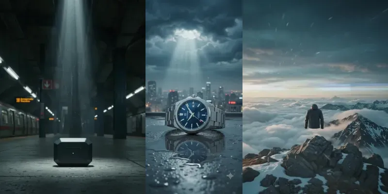 Cinematic Veo Product Advertisements generated by undefined