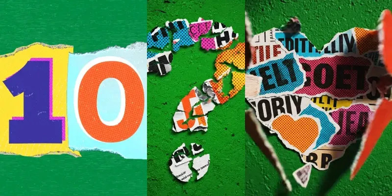 Vintage Paper Cutout Ransom Notes generated by undefined