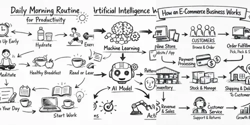 Hand Drawn Sketchnote Animations generated by chatgpt-image