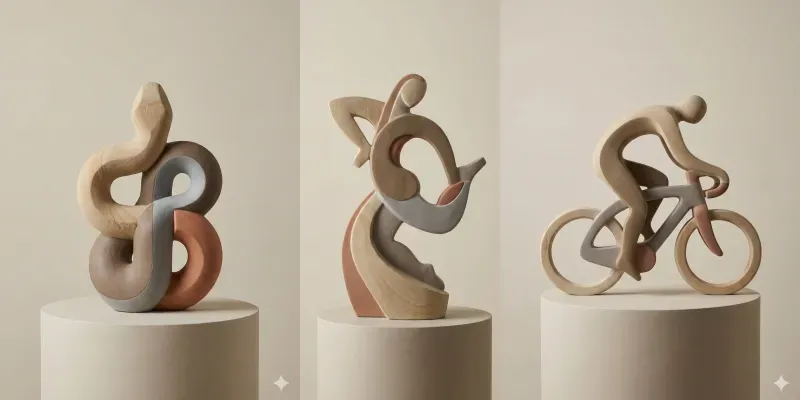 Modern Abstract Sculptures generated by undefined