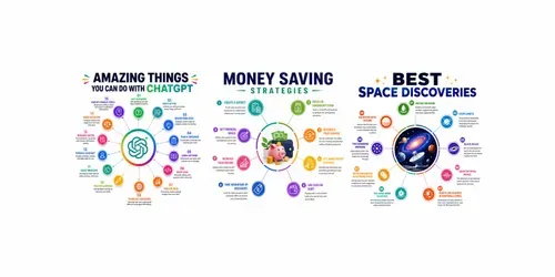Modern Radial Infographics generated by chatgpt-image