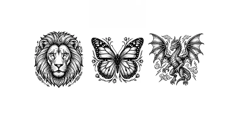 Bold Black Line Art generated by undefined