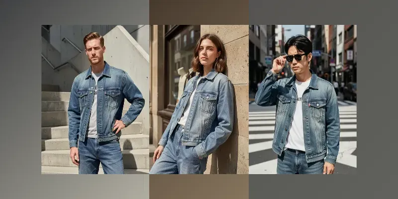 Luxury Street Denim Editorials generated by undefined