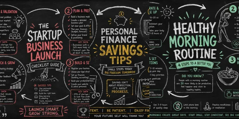 Hand Drawn Chalkboard Infographics generated by undefined