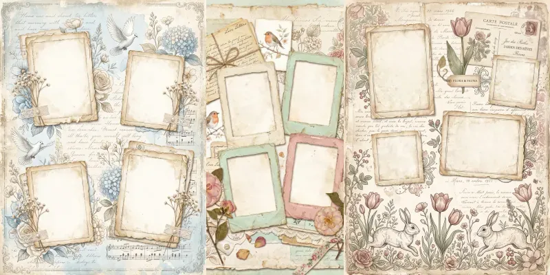 Romantic Feminine Journal Designs generated by undefined