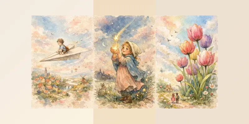 Whimsical Ink Ethereal Dreams generated by undefined