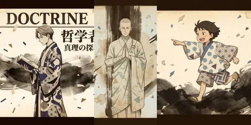 Washi Heritage Anime Posters generated by gemini-image