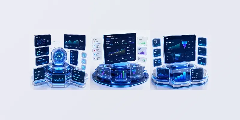 Premium 3D Analytics Dashboard Art generated by undefined