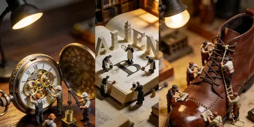 Tiltshift Tiny Workers Giant Worlds generated by seedance