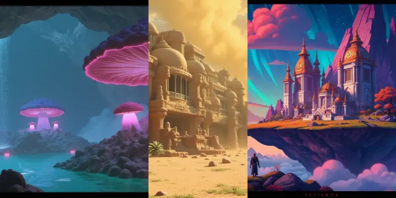 Fantasy World Building Environments generated by undefined