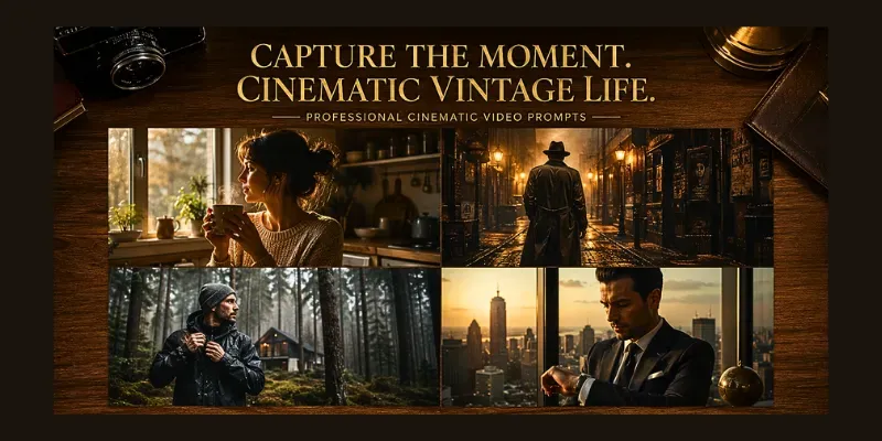 Vintage Aesthetic Cinematic Lifestyles generated by undefined