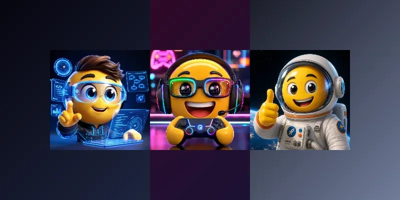 Nerdy Emoji Icons 3D Character Packs Pro generated by undefined