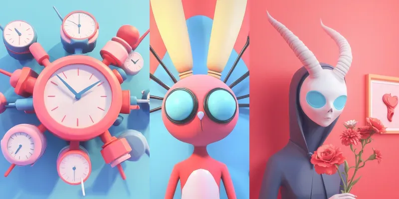 Whimsical Surrealist Fantasies generated by undefined