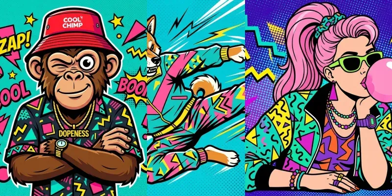 90s Retro Popart Character Generator generated by undefined