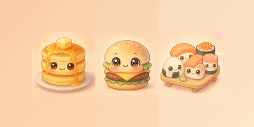 Cute Stickers generated by chatgpt-image