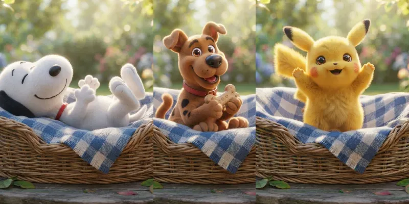Versatile 3D Cartoon Characters generated by undefined
