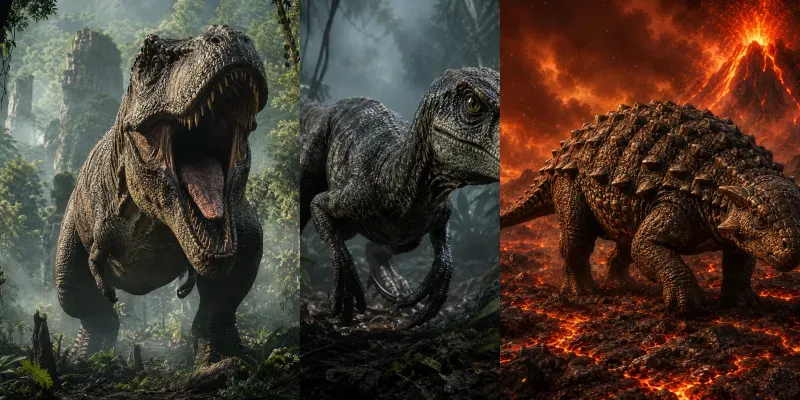 Epic Dino Portrait Generator generated by undefined