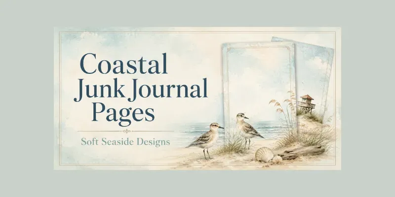 Coastal Junk Journal Pages generated by undefined