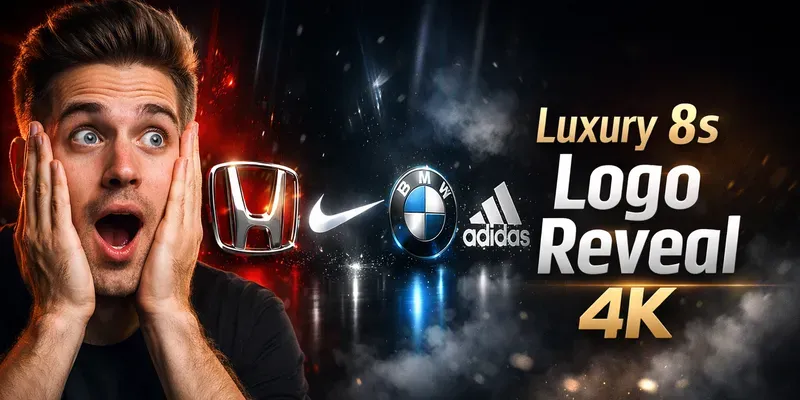 Luxury 8s Logo Reveals 4K generated by undefined