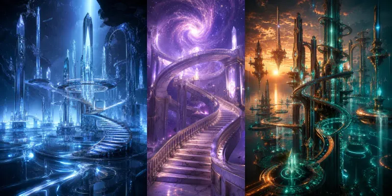3D Surrealist Wallpapers generated by undefined