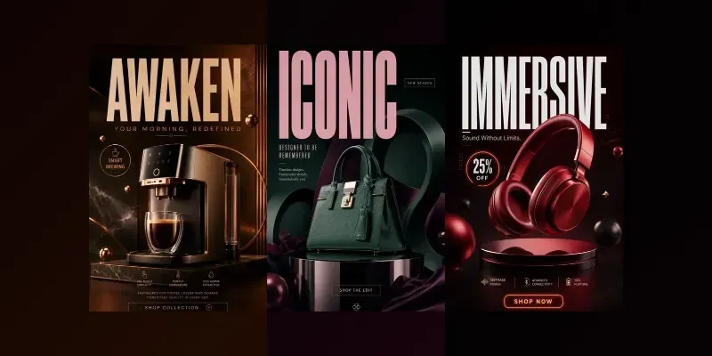 Luxury 3D Product Campaigns generated by undefined
