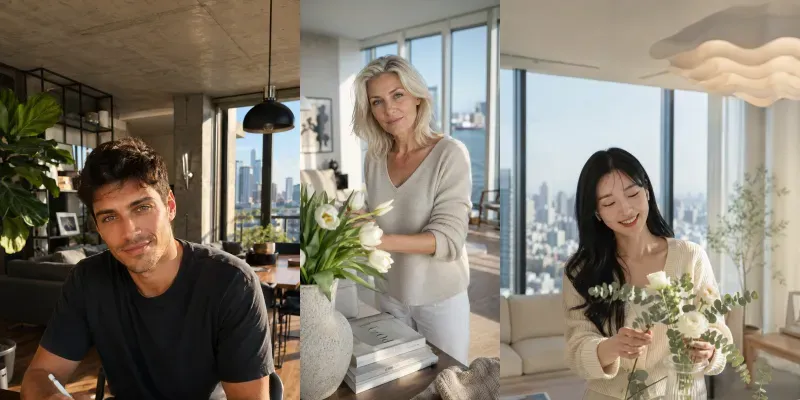 Modern Apartment Lifestyles generated by undefined